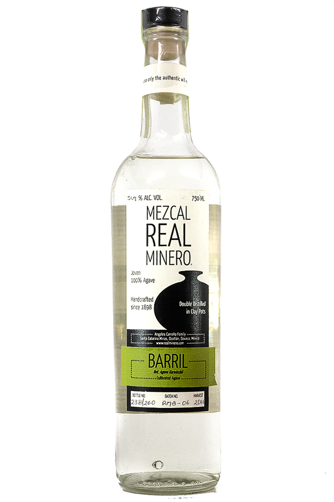 Bottle of Real Minero Mezcal Joven Barril-Spirits-Flatiron SF