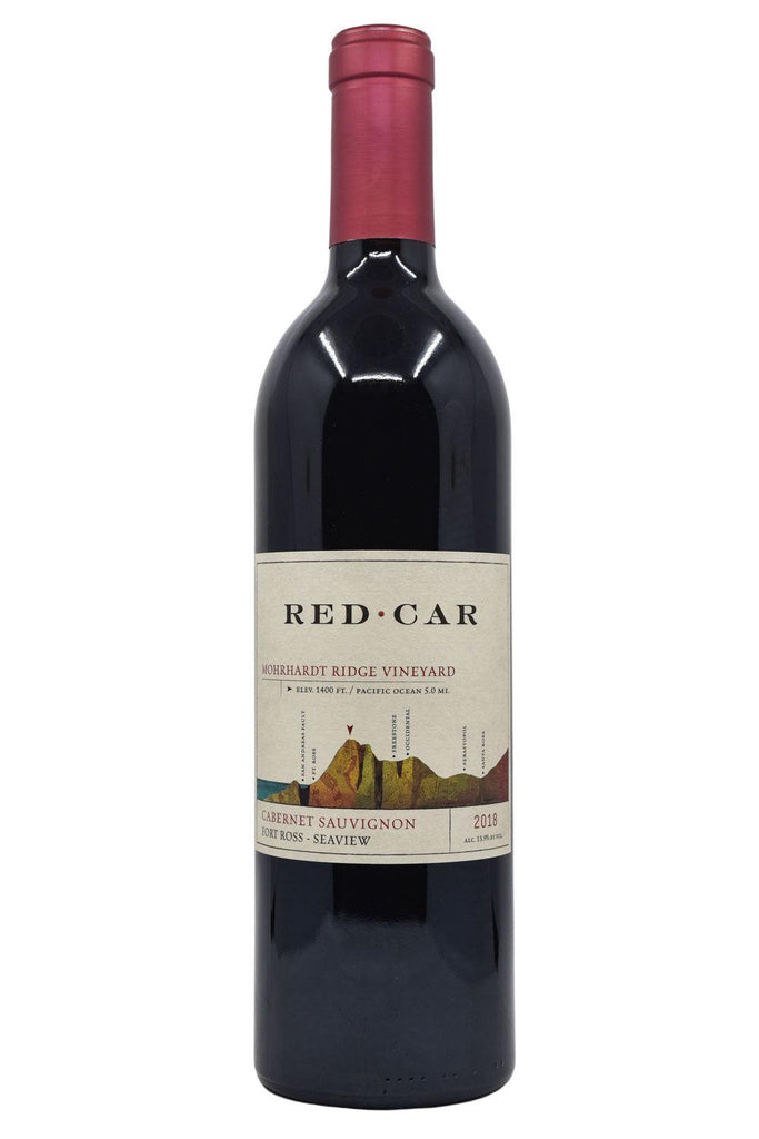 Bottle of Red Car Fort Ross-Seaview Cabernet Sauvignon Mohrhardt Ridge 2018-Red Wine-Flatiron SF