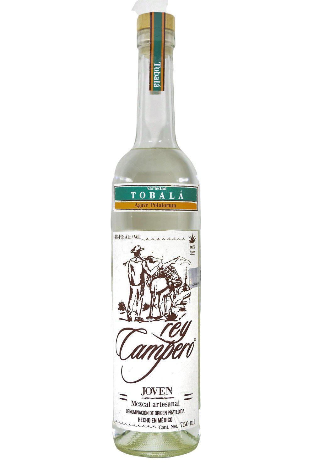 Bottle of Rey Campero Mezcal Joven Tobala-Spirits-Flatiron SF