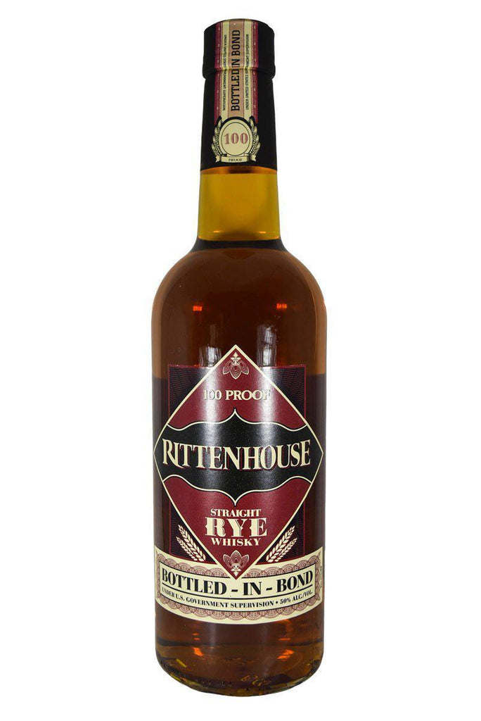 Bottle of Rittenhouse Bottled-in-Bond Rye-Spirits-Flatiron SF