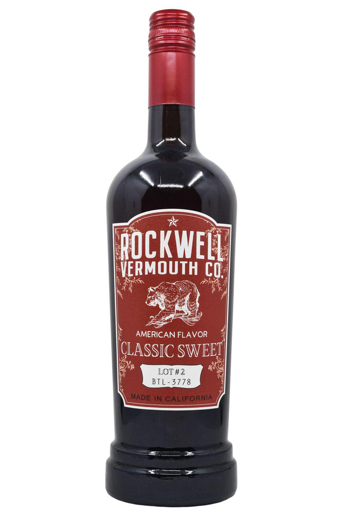 Bottle of Rockwell Classic Sweet Vermouth-Fortified Wine-Flatiron SF