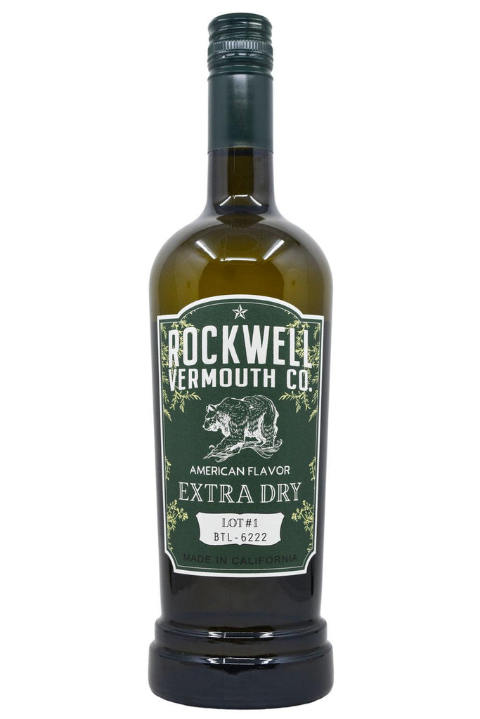 Bottle of Rockwell Extra Dry Vermouth-Fortified Wine-Flatiron SF