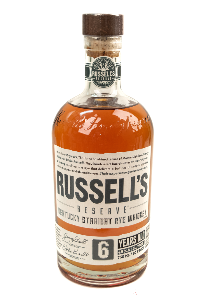 Bottle of Russell's Reserve Rye 6 Year-Spirits-Flatiron SF