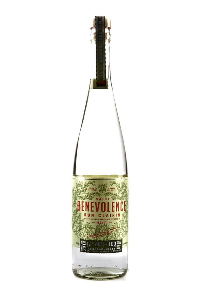 Bottle of Saint Benevolence Clairin Rum-Spirits-Flatiron SF