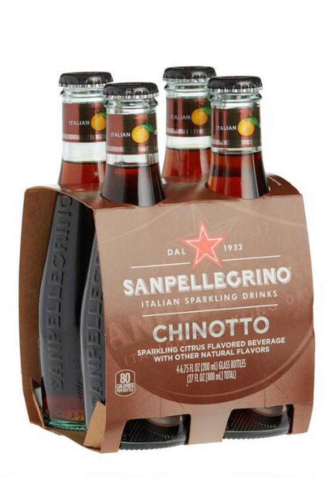 Bottle of San Pellegrino Chinotto Soda 4 pack-Grocery-Flatiron SF