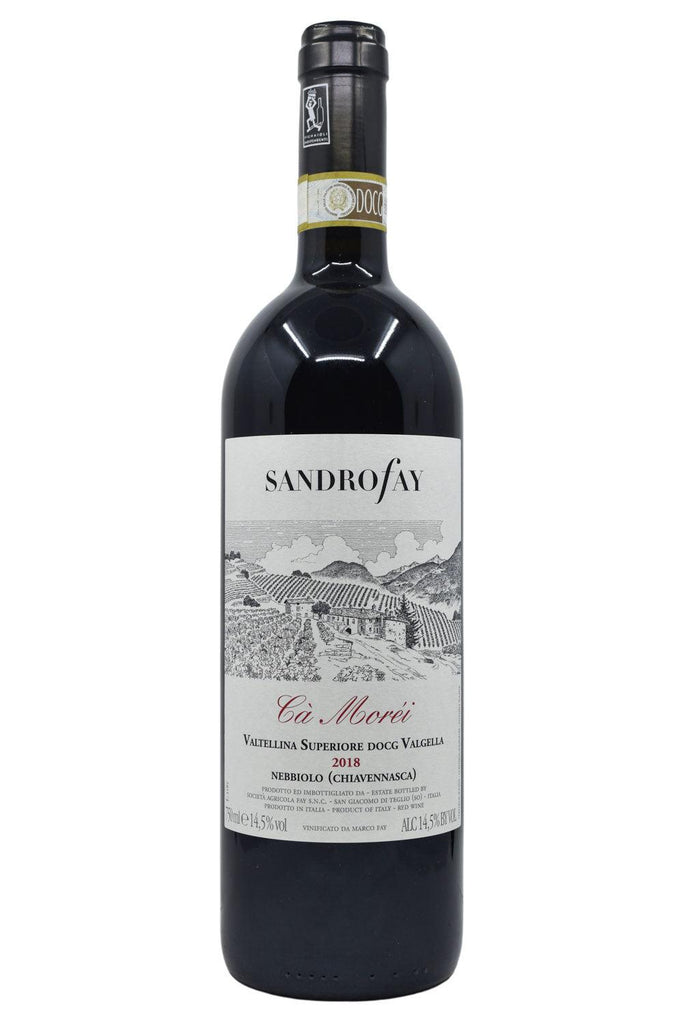 Bottle of Sandro Fay Valtellina Superiore Ca Morei 2018-Red Wine-Flatiron SF