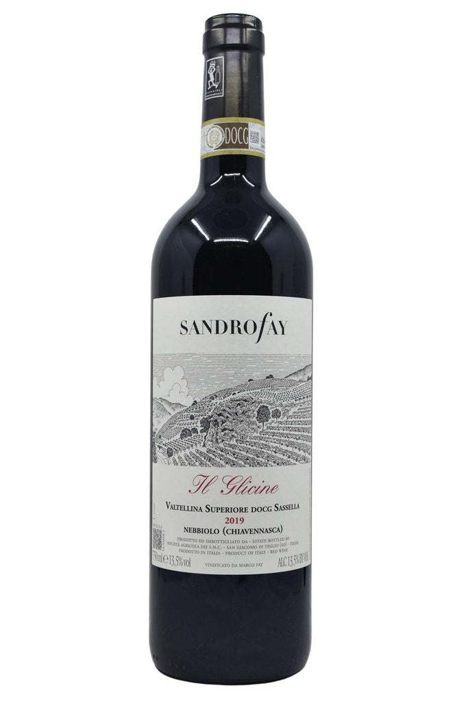 Bottle of Sandro Fay Valtellina Superiore Il Glicine 2019-Red Wine-Flatiron SF