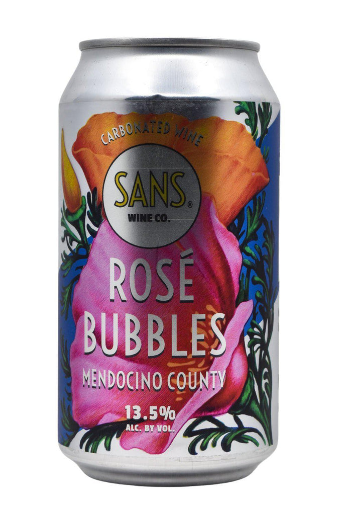 Bottle of Sans Wine Co Rose Bubbles Poor Ranch CAN 2020 (375ml)-Sparkling Wine-Flatiron SF