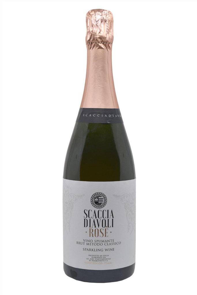 Bottle of Scacciadiavoli Brut Metodo Classico Rose NV-Sparkling Wine-Flatiron SF