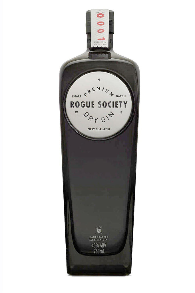 Bottle of Scapegrace Rogue Society Premium Small Batch Dry Gin New Zealand-Spirits-Flatiron SF