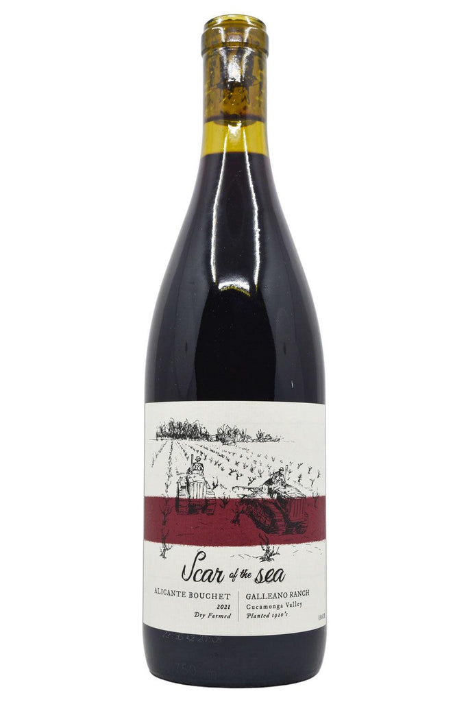 Bottle of Scar of the Sea Rancho Cucamonga Alicante Bouschet Galleano Ranch 2021-Red Wine-Flatiron SF