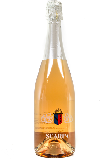 Bottle of Scarpa Albarossa Rose Brut NV-Sparkling Wine-Flatiron SF