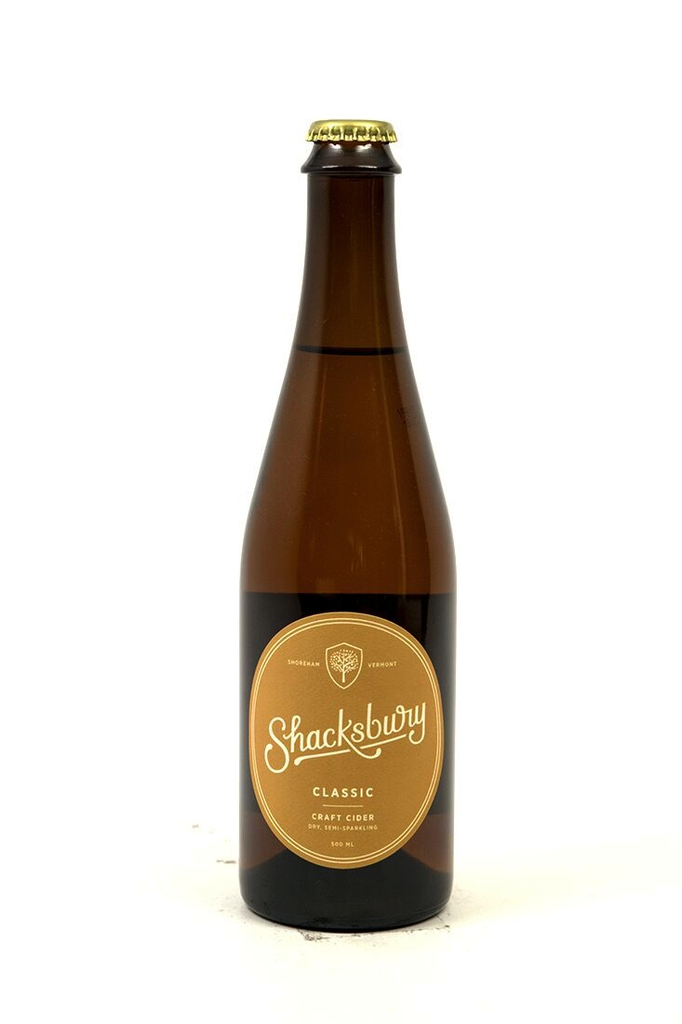 Bottle of Shacksbury Classic Dry English Cider 500ml-Cider-Flatiron SF