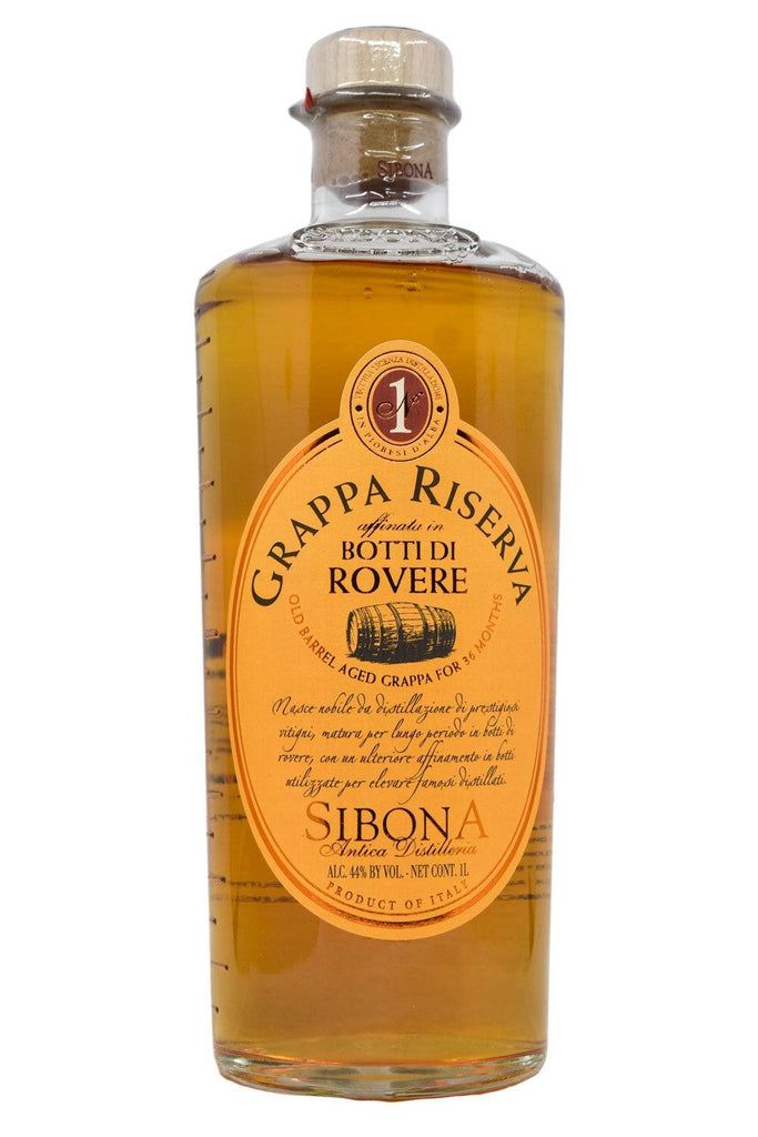 Bottle of Sibona Antica Distilleria Grappa Riserva in Botti di Rovere (1L)-Spirits-Flatiron SF