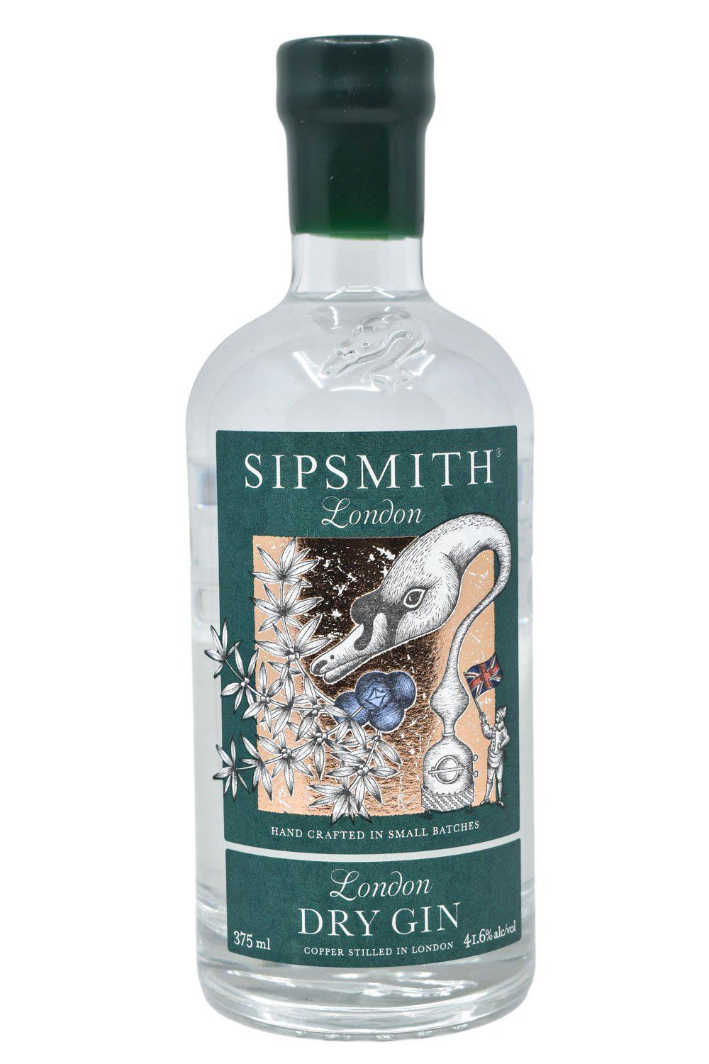 Bottle of Sipsmith London Dry Gin (375ml)-Spirits-Flatiron SF