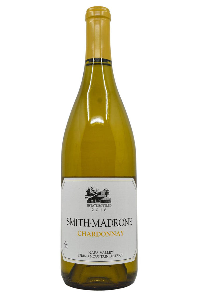 Bottle of Smith Madrone Napa Valley Chardonnay 2018-White Wine-Flatiron SF