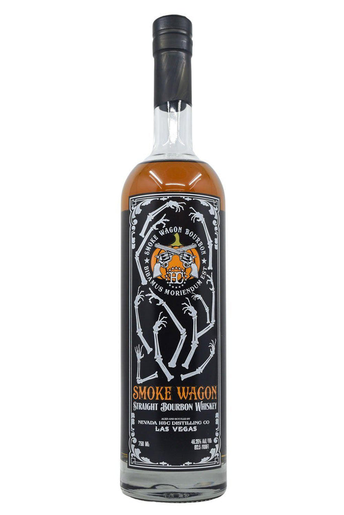 Bottle of Smoke Wagon Halloween Edition Small Batch Straight Bourbon Whiskey-Spirits-Flatiron SF