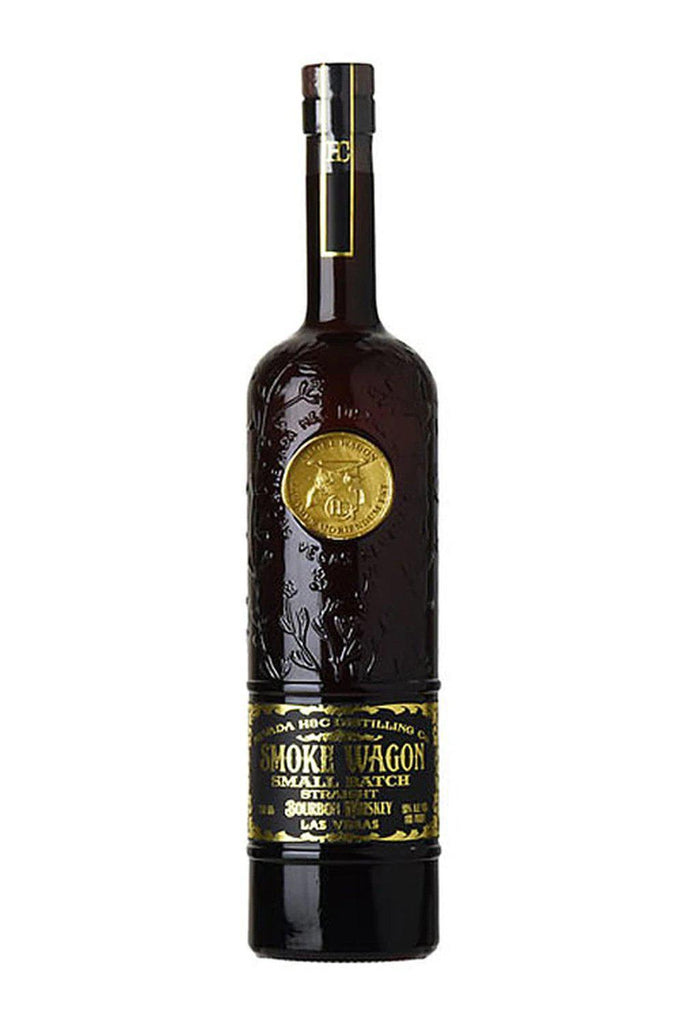 Bottle of Smoke Wagon Small Batch Bourbon-Spirits-Flatiron SF