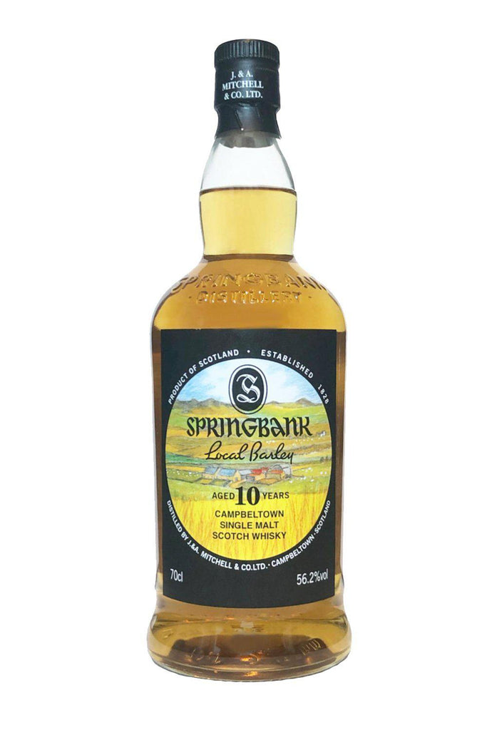 Bottle of Springbank 10 Year Local Barley Campbeltown Single Malt Scotch Whiskey-Spirits-Flatiron SF
