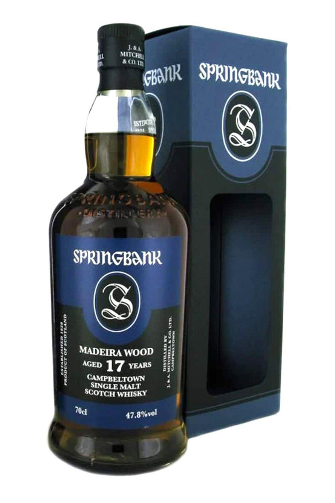 Bottle of Springbank 17 years Madeira Wood Single Malt Scotch-Spirits-Flatiron SF