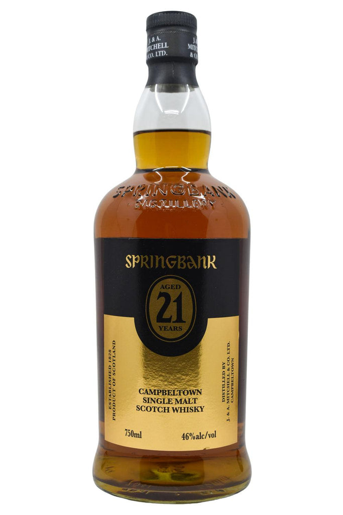 Bottle of Springbank Single Malt Scotch 21 year-Spirits-Flatiron SF