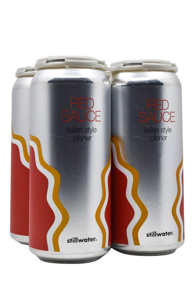 Bottle of Stillwater Red Sauce Italian Style Pilsner 4pk (16oz)-Beer-Flatiron SF