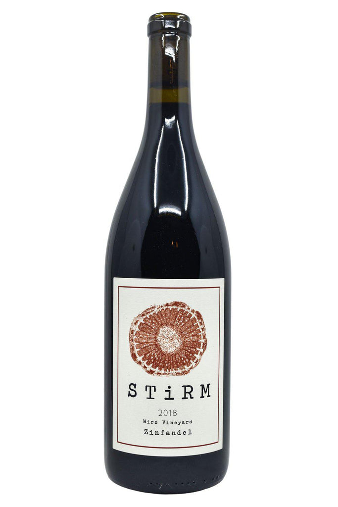 Bottle of Stirm Wine Co. Cienega Valley Zinfandel Wirz Vineyard 2018-Red Wine-Flatiron SF