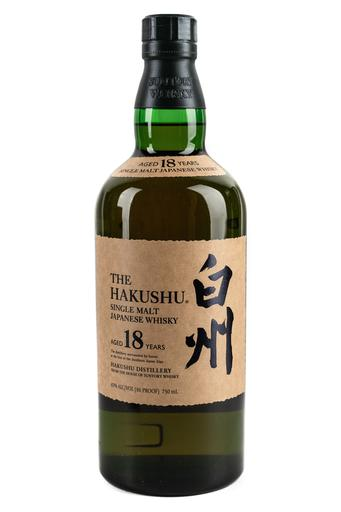Bottle of Suntory Hakushu Japanese Whisky Single Malt 18 Year-Spirits-Flatiron SF