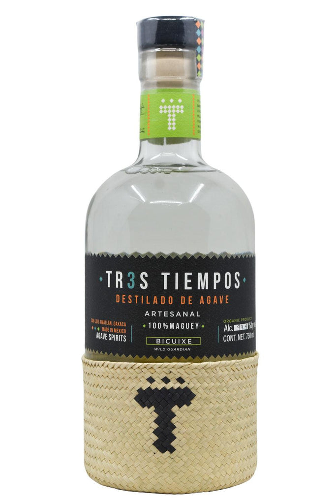 Bottle of TR3S Tiempos Mezcal Bicuixe-Spirits-Flatiron SF