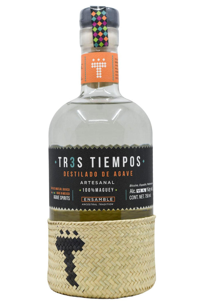 Bottle of TR3S Tiempos Mezcal Ensemble-Spirits-Flatiron SF