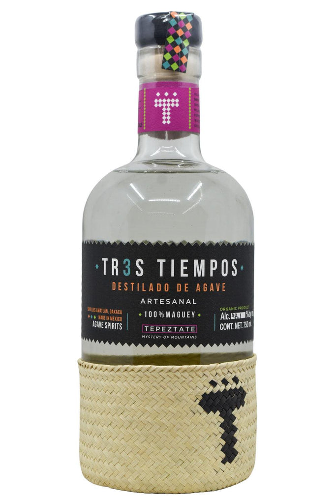 Bottle of TR3S Tiempos Mezcal Tepeztate-Spirits-Flatiron SF