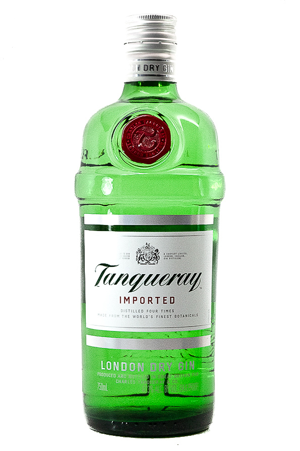 Bottle of Tanqueray London Dry Gin-Spirits-Flatiron SF