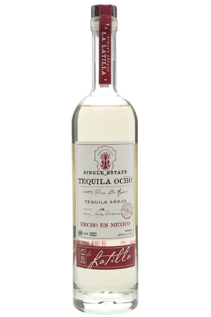 Bottle of Tequila Ocho Anejo 2015-Spirits-Flatiron SF