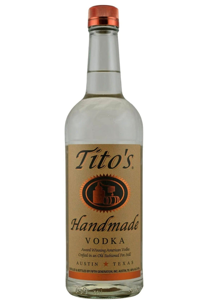 Bottle of Tito's Handmade Vodka-Spirits-Flatiron SF