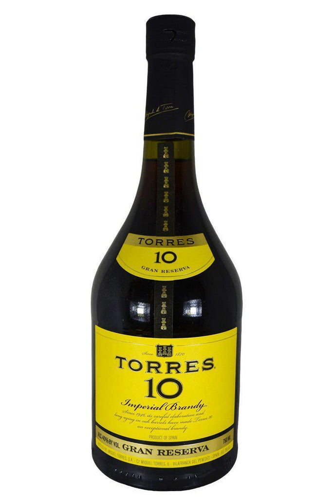 Bottle of Torres 10 Imperial Brandy Gran Reserva-Spirits-Flatiron SF