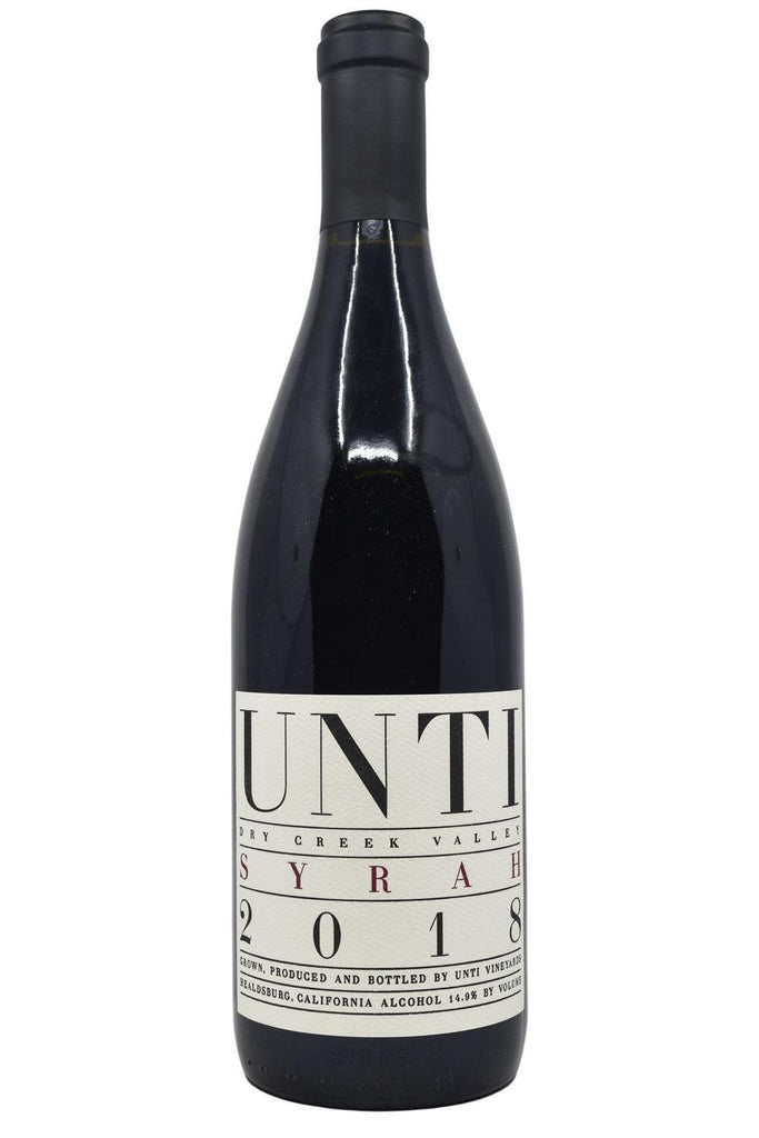 Bottle of Unti Dry Creek Valley Syrah 2018-Red Wine-Flatiron SF