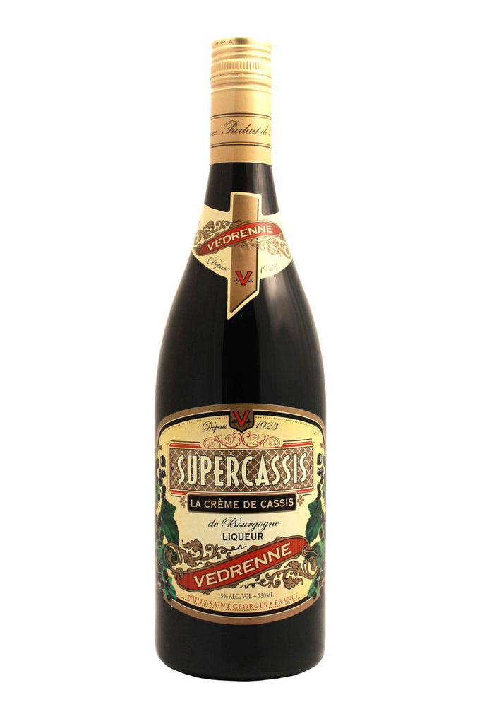 Bottle of Vedrenne Supercassis Creme de Cassis Liqueur-Spirits-Flatiron SF