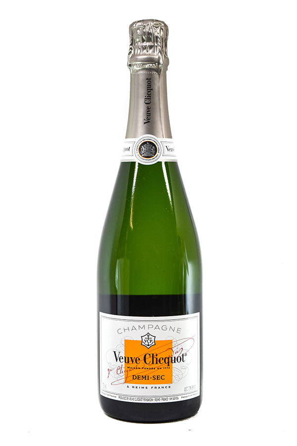 Bottle of Veuve Clicquot Champagne Demi-Sec NV-Sparkling Wine-Flatiron SF