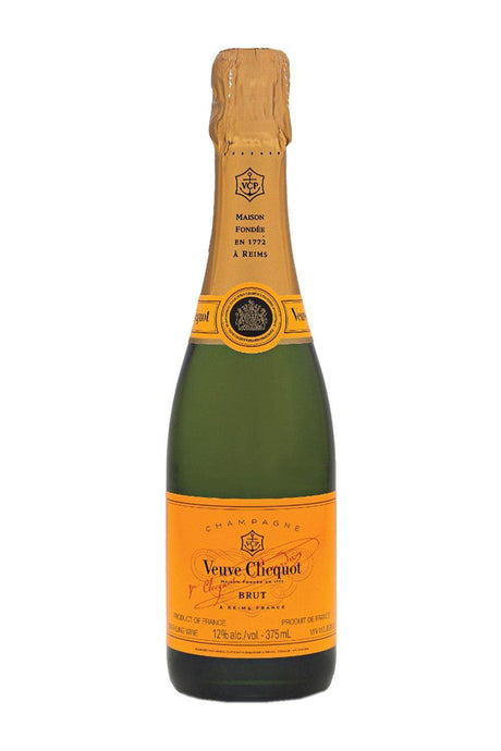 Bottle of Veuve Clicquot Champagne Yellow Label Brut NV (375ml)-Sparkling Wine-Flatiron SF