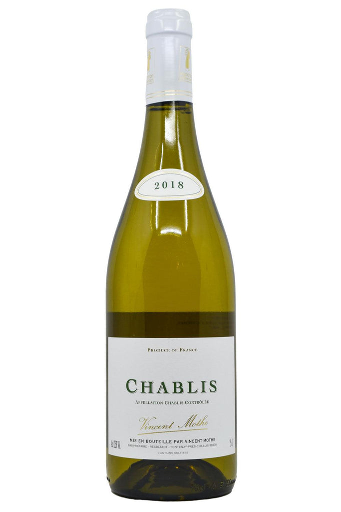Bottle of Vincent Mothe Chablis 2018-White Wine-Flatiron SF
