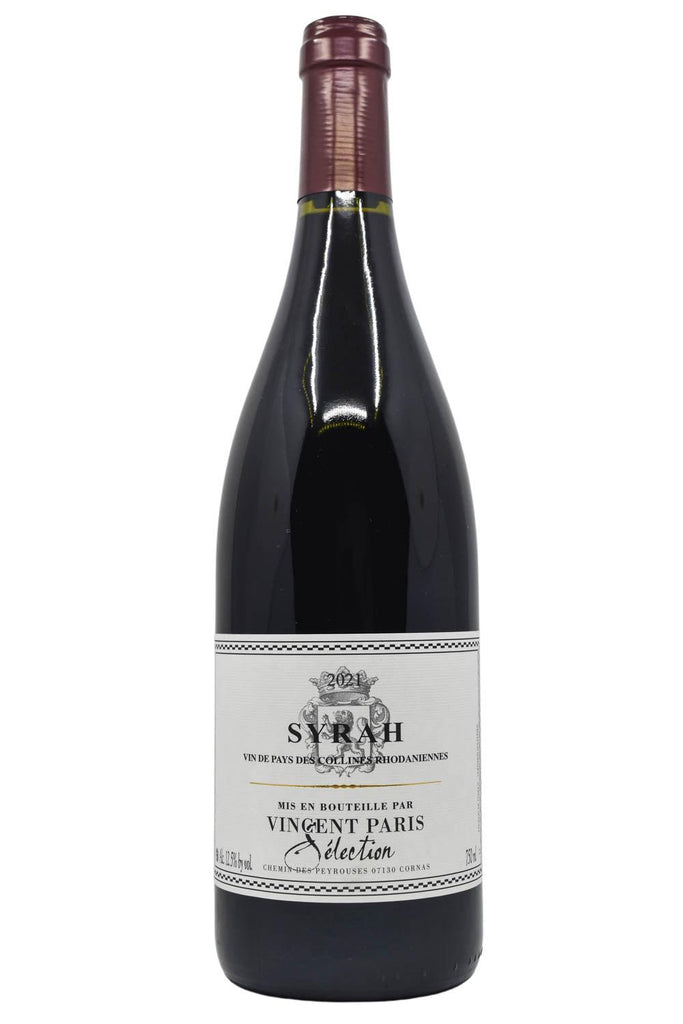 Bottle of Vincent Paris Selection Syrah IGP Collines Rhodaniennes 2021-Red Wine-Flatiron SF