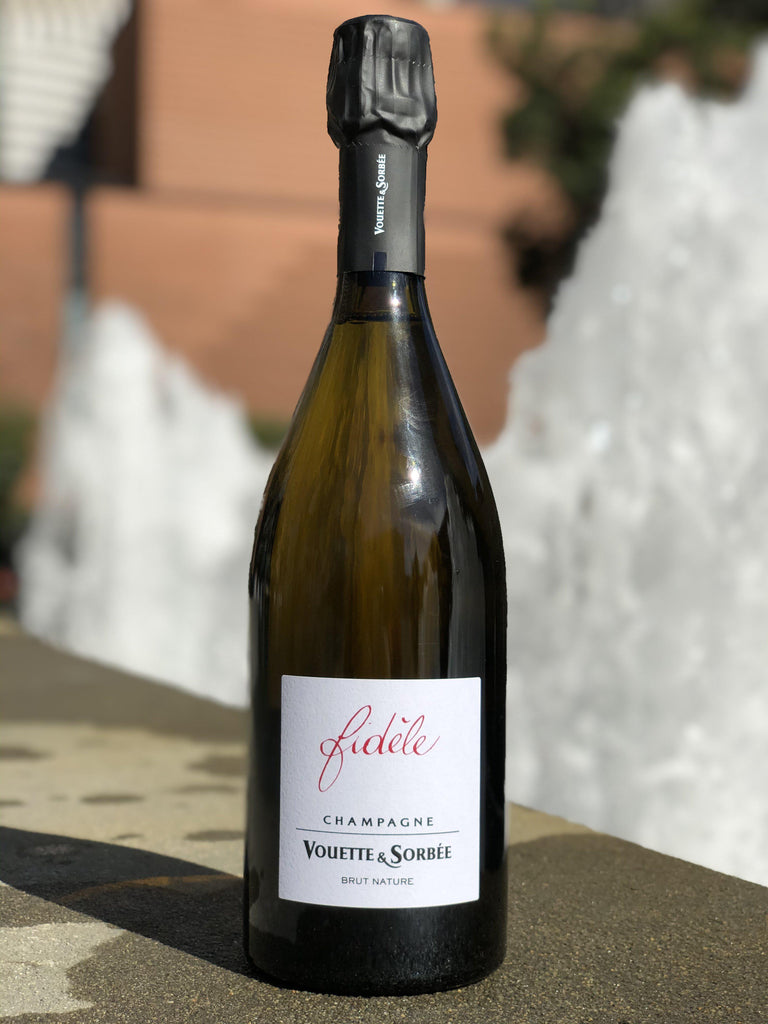 Bottle of Vouette et Sorbee Champagne Brut Nature Fidele NV-Sparkling Wine-Flatiron SF
