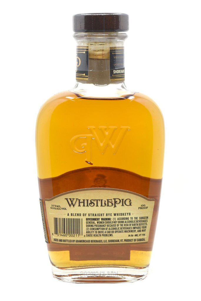 Bottle of Whistle Pig Rye 10 Year (375ml)-Spirits-Flatiron SF