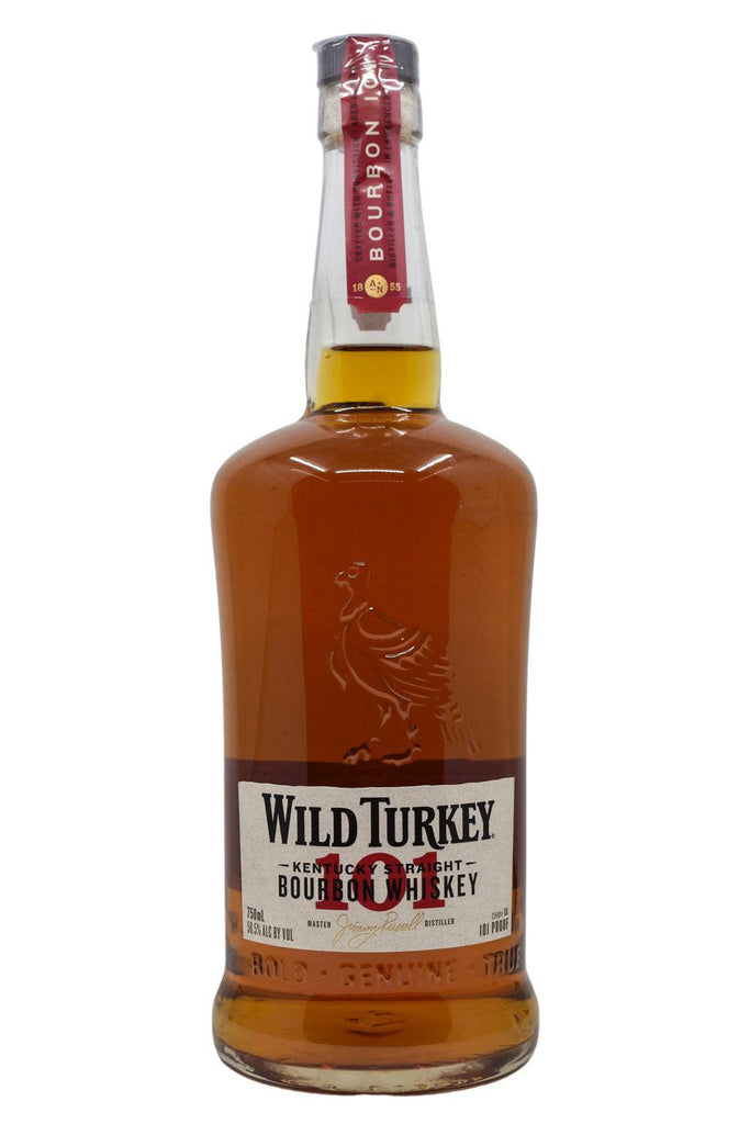 Bottle of Wild Turkey 101 Proof Kentucky Straight Bourbon Whiskey-Spirits-Flatiron SF