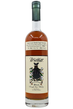 Bottle of Willett Family Estate Bottled Single-Barrel 8 Year Old Straight Rye Whiskey-Spirits-Flatiron SF