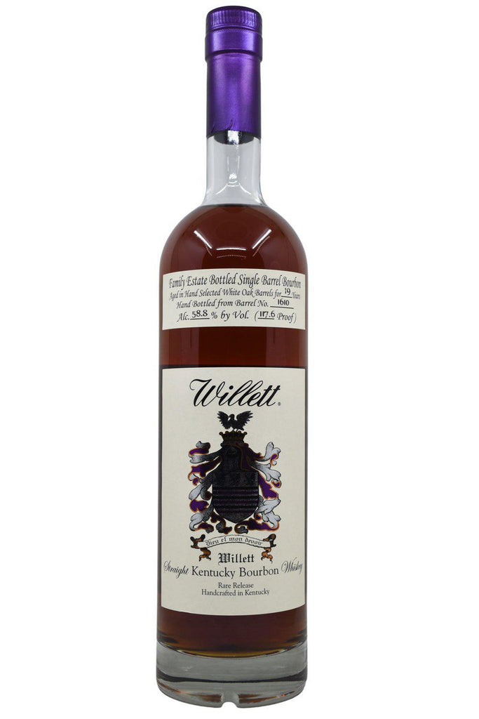 Bottle of Willett Family Estate Bottled Single Barrel Bourbon 19 year 117.6 proof-Spirits-Flatiron SF