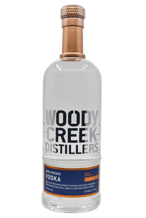 Bottle of Woody Creek 100% Potato Vodka-Spirits-Flatiron SF