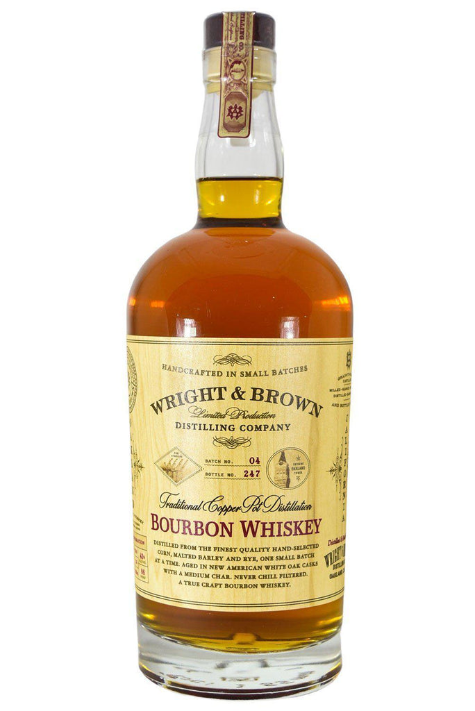 Bottle of Wright & Brown Distilling Bourbon-Spirits-Flatiron SF
