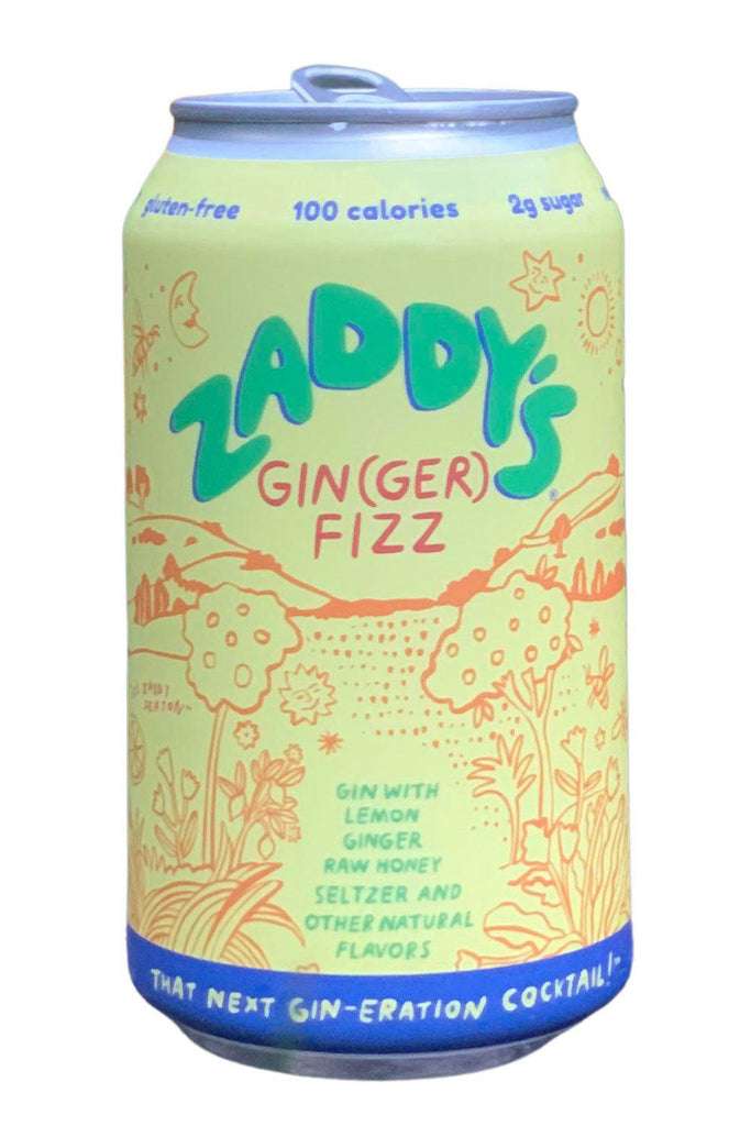 Bottle of Zaddy's Gin(ger) Fizz Cocktail 4pk (12oz)-Spirits-Flatiron SF